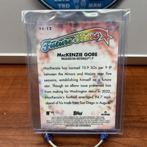Cheap Sneaks Footwear/Sports Cards Baseball Card Mackenzie Gore 2023 Topps Chrome #FS-12 Future Stars
