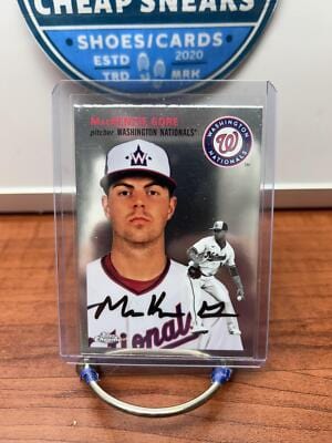 Cheap Sneaks Footwear/Sports Cards Baseball Card MacKenzie Gore 2023 Topps Chrome Platinum Anniversary #305 Washington
