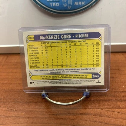 Cheap Sneaks Footwear/Sports Cards Baseball Card MacKenzie Gore RC 2022 Update 1987 Topps Design #87TBU-38 - San Diego