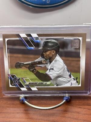 Cheap Sneaks Footwear/Sports Cards Baseball Card Magneuris Sierra 2021 Topps Update Series Gold Parallel #US98  Marlins