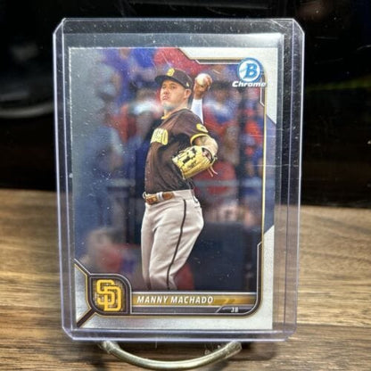 Cheap Sneaks Footwear/Sports Cards Baseball Card Manny Machado 2022 Bowman Chrome #5 San Diego Padres
