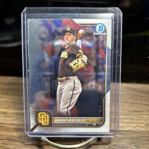 Cheap Sneaks Footwear/Sports Cards Baseball Card Manny Machado 2022 Bowman Chrome #5 San Diego Padres