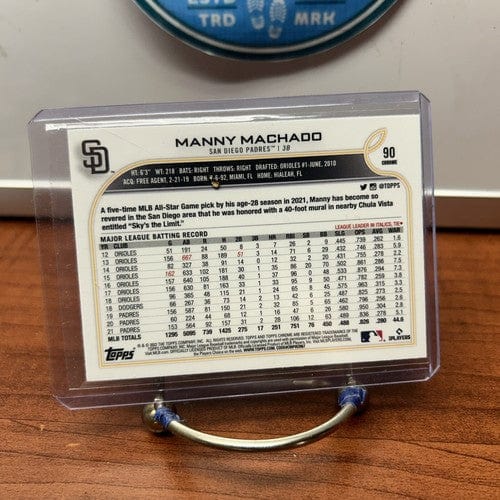 Cheap Sneaks Footwear/Sports Cards Baseball Card Manny Machado 2022 Topps Chrome Baseball Card #90 San Diego Padres