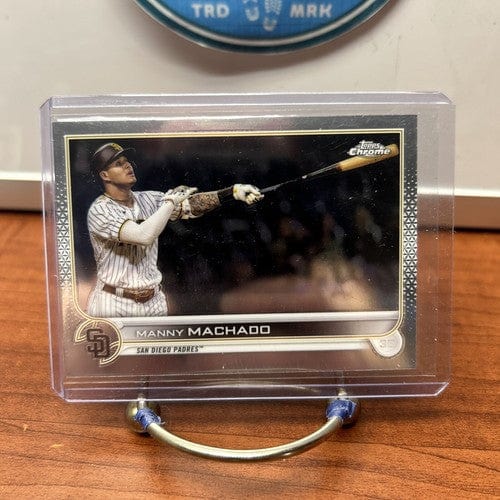 Cheap Sneaks Footwear/Sports Cards Baseball Card Manny Machado 2022 Topps Chrome Baseball Card #90 San Diego Padres