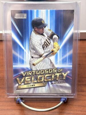 Cheap Sneaks Footwear/Sports Cards Baseball Card Manny Machado 2023 Stadium Club Virtuosos of Velocity #VV-20 San Diego