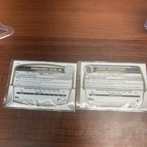 Cheap Sneaks Footwear/Sports Cards Baseball Card Manny Machado 2024 Topps Tribute Card #4 San Diego Padres + Bonus Card