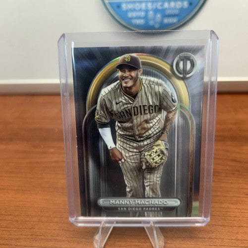 Cheap Sneaks Footwear/Sports Cards Baseball Card Manny Machado 2024 Topps Tribute Card #4 San Diego Padres + Bonus Card