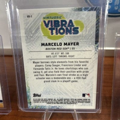 Cheap Sneaks Footwear/Sports Cards Baseball Card Marcelo Mayer 2022/2023 Bowman Scouts' Top 100#BTP-23,BTP-4+Virtousic