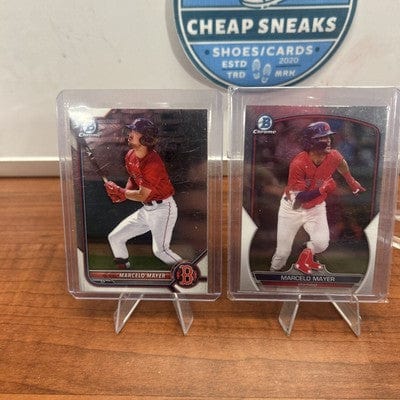 Cheap Sneaks Footwear/Sports Cards Baseball Card Marcelo Mayer 2022 Bowman #BCP-126 Chrome Prospects Boston Red Sox