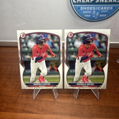 Cheap Sneaks Footwear/Sports Cards Baseball Card Marcelo Mayer 2023 Bowman Prospects #BP-107 Boston Red Sox