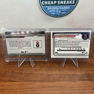Cheap Sneaks Footwear/Sports Cards Baseball Card MARCELO MAYER 2024 Bowman Chrome Scouts' Top 100 #BTP-8 Boston Red Sox