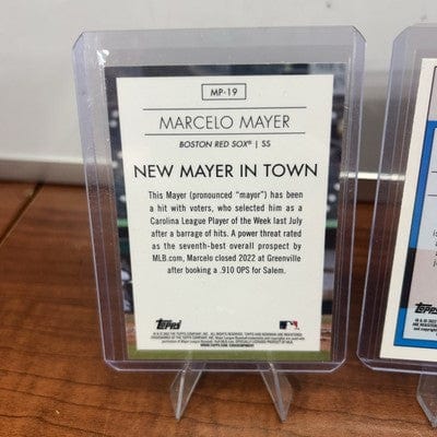 Cheap Sneaks Footwear/Sports Cards Baseball Card Marcelo Mayer 22 Bowman Hi-Fi Futures, 23 Modern Prosp,22 Bowman Best