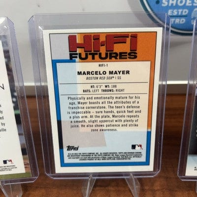 Cheap Sneaks Footwear/Sports Cards Baseball Card Marcelo Mayer 22 Bowman Hi-Fi Futures, 23 Modern Prosp,22 Bowman Best