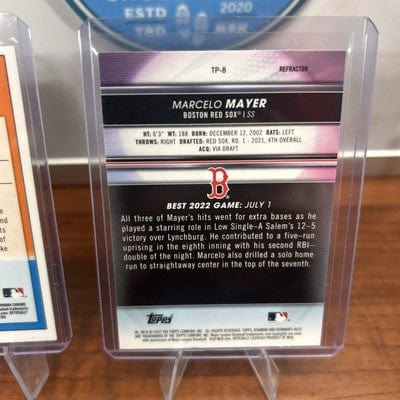 Cheap Sneaks Footwear/Sports Cards Baseball Card Marcelo Mayer 22 Bowman Hi-Fi Futures, 23 Modern Prosp,22 Bowman Best