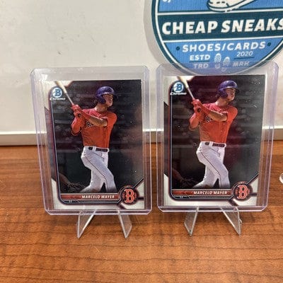 Cheap Sneaks Footwear/Sports Cards Baseball Card Marcelo Mayer Bowman Chrome 2022  SS For Boston Red Sox Top 20 Prospec