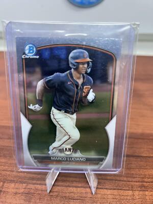 Cheap Sneaks Footwear/Sports Cards Baseball Card Marco Luciano 2023 Bowman Chrome Prospects #BCP-43 SF Giants