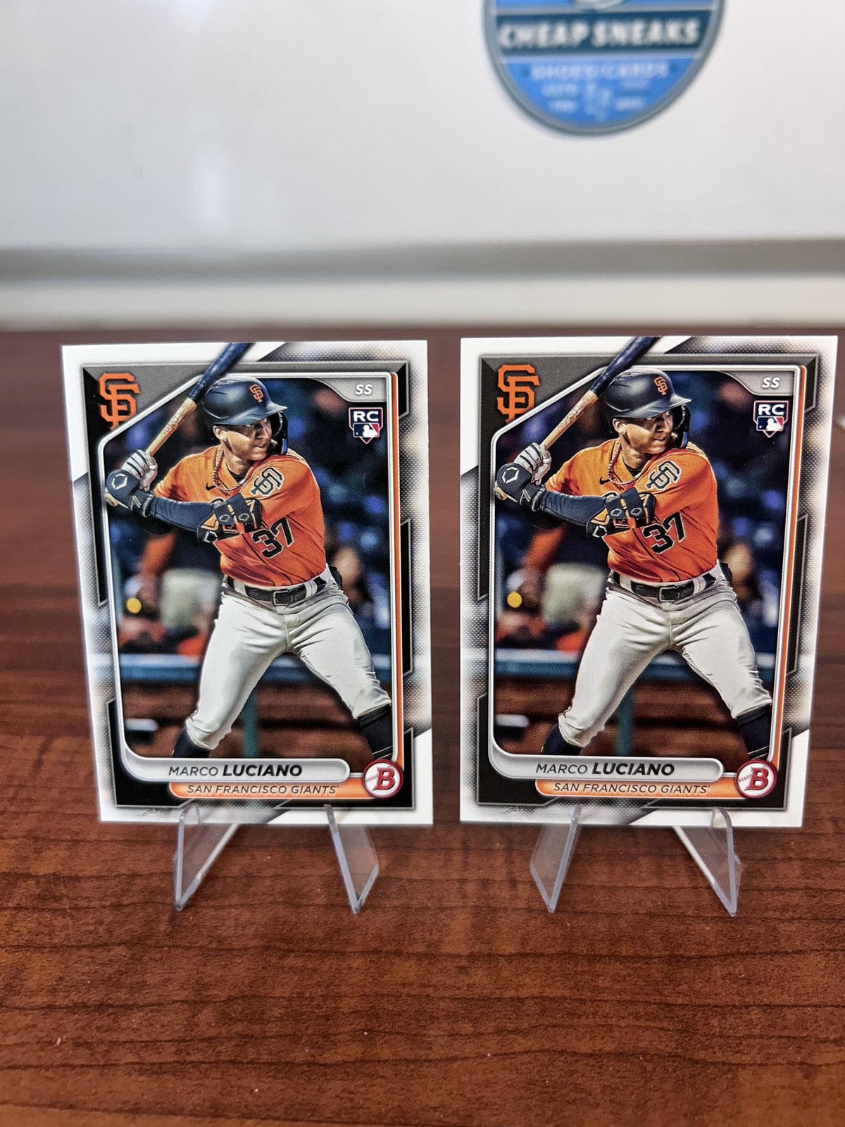 Cheap Sneaks Footwear/Sports Cards Baseball Card Marco Luciano RC 2024 Bowman #18 San Francisco Giants