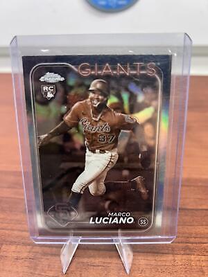 Cheap Sneaks Footwear/Sports Cards Baseball Card Marco Luciano RC 2024 Topps Chrome Sepia Refractors San Francisco Gian