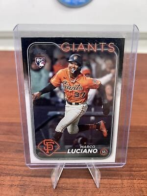 Cheap Sneaks Footwear/Sports Cards Baseball Card Marco Luciano RC 2024 Topps Series One Baseball Card #232 San Francisc