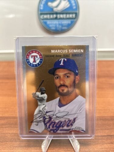 Cheap Sneaks Footwear/Sports Cards Baseball Card Marcus Semien  2023 Topps Chrome Platinum Anniversary Texas Rangers Ca