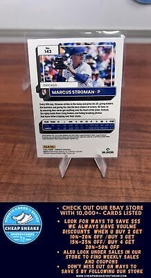 Cheap Sneaks Footwear/Sports Cards Baseball Card Marcus Stroman 2022 Donruss #143 Chicago Cubs