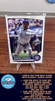 Cheap Sneaks Footwear/Sports Cards Baseball Card Marcus Stroman 2023 Topps Big League #55 Chicago Cubs