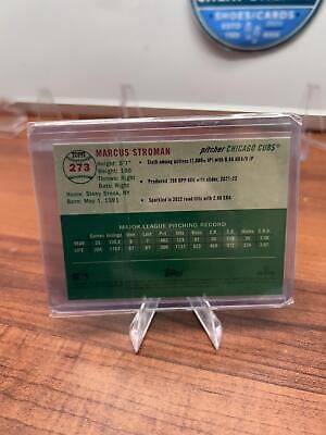 Cheap Sneaks Footwear/Sports Cards Baseball Card Marcus Stroman 2023 Topps Chrome Platinum Anniversary #273 Chicago Cub
