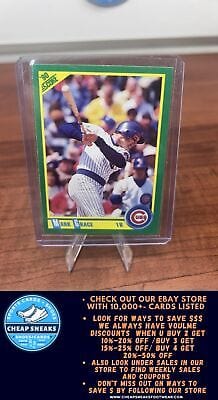 Cheap Sneaks Footwear/Sports Cards Baseball Card Mark Grace 1990 Score #150 Chicago Cubs