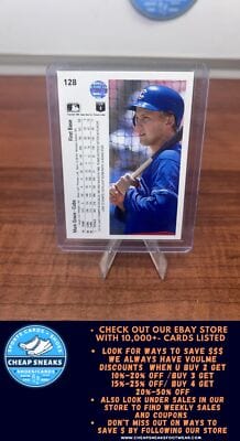 Cheap Sneaks Footwear/Sports Cards Baseball Card Mark Grace 1990 Upper Deck #128a Chicago Cubs