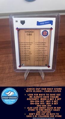 Cheap Sneaks Footwear/Sports Cards Baseball Card Mark Grace 1991 Upper Deck #99 Chicago Cubs