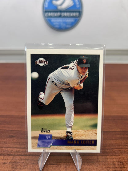 Cheap Sneaks Footwear/Sports Cards Baseball Card Mark Leiter 1996 Topps #107 San Francisco Giants