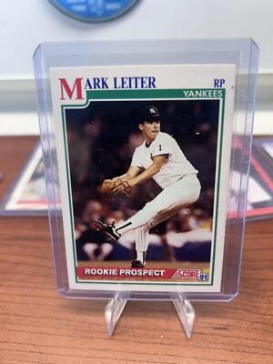 Cheap Sneaks Footwear/Sports Cards Baseball Card Mark Leiter RC 1991 Score #727 New York Yankees