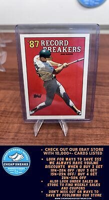 Cheap Sneaks Footwear/Sports Cards Baseball Card Mark McGwire 1988 Topps #3a Oakland Athletics