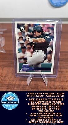 Cheap Sneaks Footwear/Sports Cards Baseball Card Mark McGwire 1996 Topps #145 Oakland Athletics