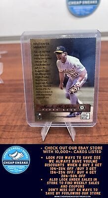 Cheap Sneaks Footwear/Sports Cards Baseball Card Mark McGwire 1997 Gold Refractor #155 Oakland Athletics