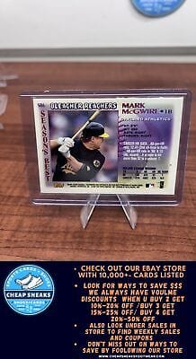 Cheap Sneaks Footwear/Sports Cards Baseball Card Mark McGwire 1997 Topps Season's Best #SB6 Oakland Athletics