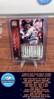 Cheap Sneaks Footwear/Sports Cards Baseball Card Mark McGwire 1998 Pacific Paramount #232 St. Louis Cardinals