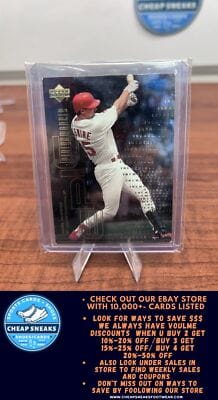 Cheap Sneaks Footwear/Sports Cards Baseball Card Mark McGwire 2000 Upper Deck Hitter's Club Epic Performances #EP1 Card