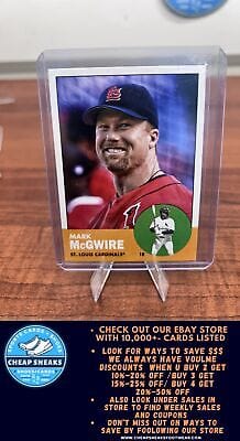 Cheap Sneaks Footwear/Sports Cards Baseball Card Mark McGwire 2022 Topps Archives #18 St. Louis Cardinals