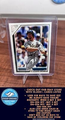 Cheap Sneaks Footwear/Sports Cards Baseball Card Mark McGwire 2022 Topps Gallery Masterstrokes #MS-12 Oakland Athletics