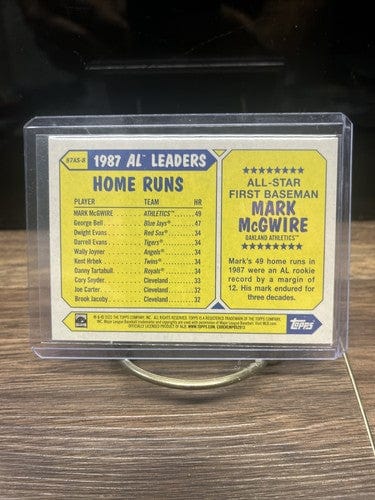 Cheap Sneaks Footwear/Sports Cards Baseball Card MARK MCGWIRE 2022 TOPPS SERIES 2 1987 ANNIVERSARY ALL-STAR #87AS-8