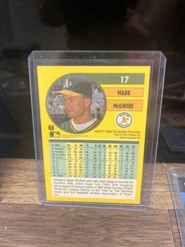 Cheap Sneaks Footwear/Sports Cards Baseball Card Mark McGwire 3 Card Lot Oakland Athletics Baseball