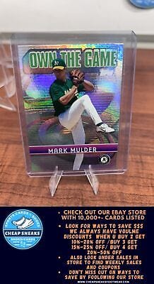 Cheap Sneaks Footwear/Sports Cards Baseball Card Mark Mulder 2002 Topps Own the Game #OG24 Oakland Athletics