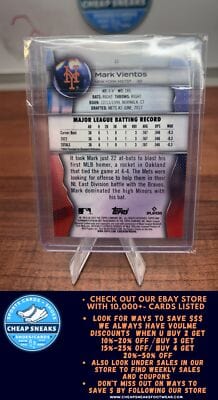 Cheap Sneaks Footwear/Sports Cards Baseball Card Mark Vientos RC 2023 Bowman Platinum #35 New York Mets