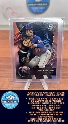 Cheap Sneaks Footwear/Sports Cards Baseball Card Mark Vientos RC 2023 Bowman Platinum #35 New York Mets