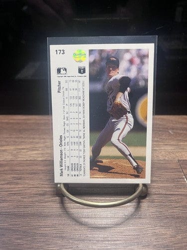Cheap Sneaks Footwear/Sports Cards Baseball Card Mark Williamson Baltimore Orioles P 1990 Upper Deck Card #174