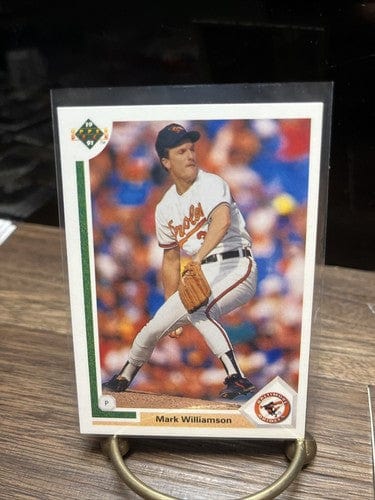 Cheap Sneaks Footwear/Sports Cards Baseball Card Mark Williamson P Baltimore Orioles 1991 Upper Deck Baseball Card #519
