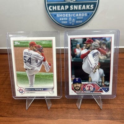 Cheap Sneaks Footwear/Sports Cards Baseball Card Martin Perez 2022 Topps Update #US-131 Texas Rangers