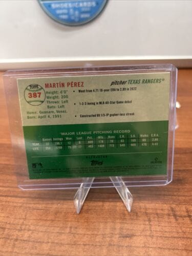 Cheap Sneaks Footwear/Sports Cards Baseball Card Martin Perez 2023 Topps Chrome Platinum Anniversary Slv Refractor #387