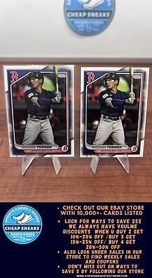 Cheap Sneaks Footwear/Sports Cards Baseball Card Masataka Yoshida 2024 Bowman #5 Boston Red Sox